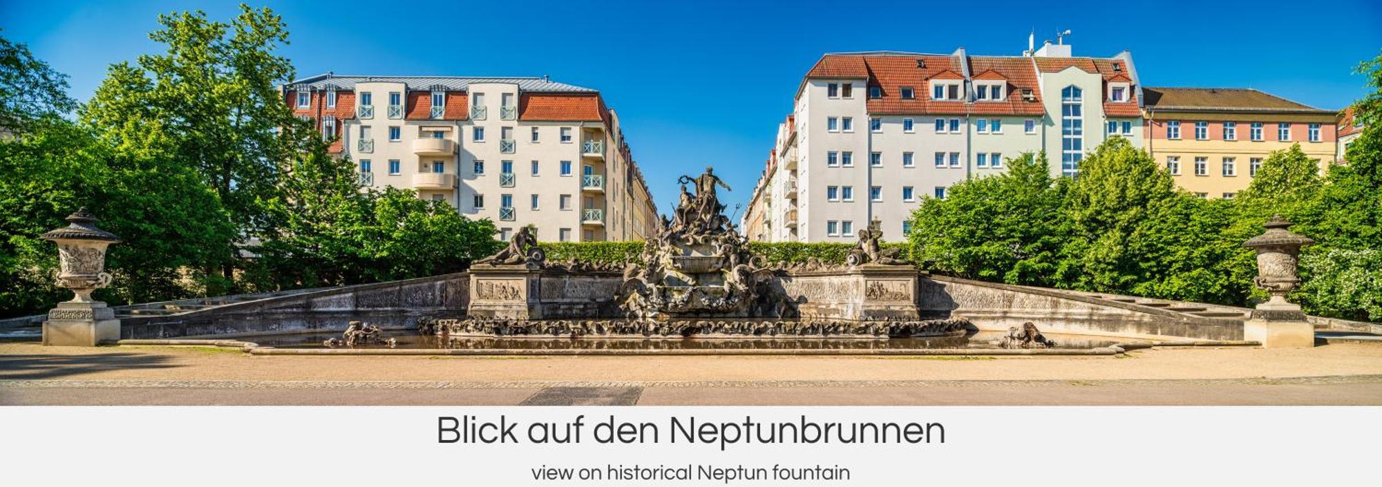 "Neptunblick"- Naehe Altstadt - Ruhig - Balkon - Parkplaetze Дрезден Екстер'єр фото
